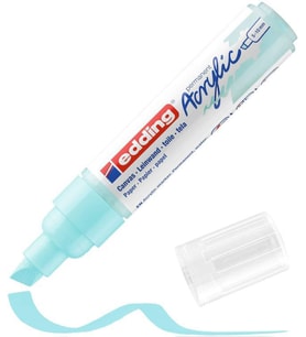 Edding 5000 Akrilik Boyama Markörü 5-10 mm Kesik Uç PASTEL MAVİ 