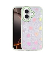 Iphone 16 Lumi Desenli Kapak - Yeşil