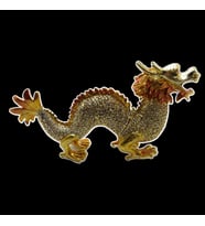 Swarovski Taşlı Ejderha - Gizli Hazneli Masaüstü Hediyelik Süs Eşyası  Hediyelik Kutusunda (Karışık)