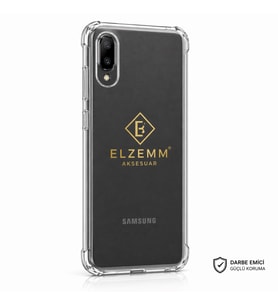 Samsung Galaxy A02 Uyumlu Şeffaf Silikon Kılıf Darbe Emici İnce Esnek Koruma Kapak