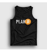 Presmono Unisex Siyah Plan B Bitcoin Atlet 264230tt