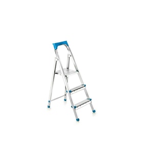 2+1BASAMAKLI METAL MERDİVEN Y: 60CM - 120KG.TAŞIMA KAPASİTESİ