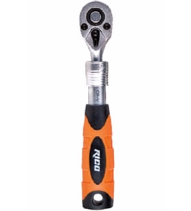 NORTH PLAS 1/4'' Uzatmalı Cırcır Kolu 72 Diş (Taba)