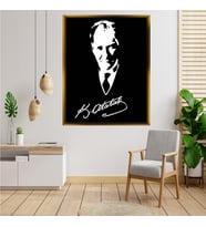 ÇERÇEVELİ ATATÜRK TABLO S424