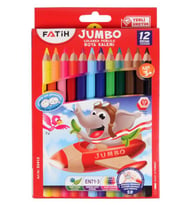 Fatih Altıgen Jumbo Kuru Boya Kalemi 12 Renk