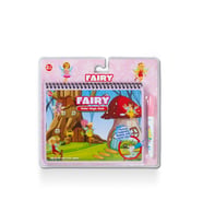 Sihirli Boyama Kitabı Water Magic Book Özel Sulu Kalem ile Fairy Periler