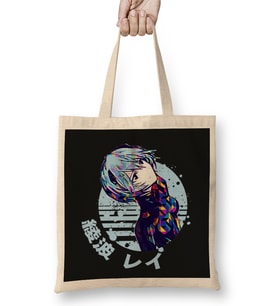 Rei Ayanami 04 Bez Çanta Uzun Saplı