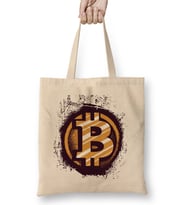 Bitcoin Present I Krypto Money Corrupt Money 03 Bez Çanta Uzun Saplı