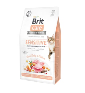Brit Care Hindili ve Somonlu Tahılsız Yetişkin Kedi Maması 7 KG