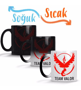 Team Valor Sihirli Kupa Bardak Porselen
