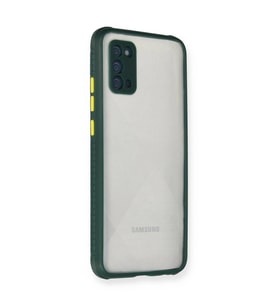 Galaxy A02s Kılıf Miami Şeffaf  - Koyu Yeşil