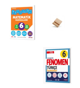 Fenomen 6. Sınıf Maarif Matematik ve Türkçe Soru Bankası + Telefon Standı