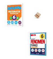 Fenomen 6. Sınıf Maarif Matematik ve Türkçe Soru Bankası + Telefon Standı