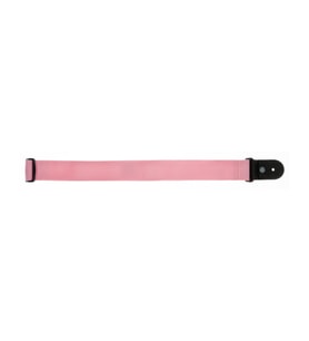 Planet Waves PWS106 Polipropilen Gitar Askısı - Pembe (Aksesuar) Dayanıklı Dokuma Yapı, Ayarlanabilir Uzunluk, Güçlendirilmiş Deri Uçlar ve Canlı Pembe Tonu