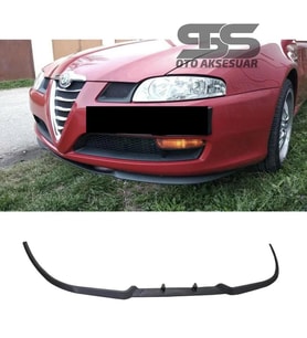 Alfa Romeo GT Cupra R Uyumlu Ön Lip Mat Siyah Ön Tampon Lip