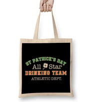 St Patrick s Day Drinking Team Bez Çanta Uzun Saplı