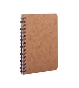 Clairefontaine Age Bag Wirebound A6 Kareli Defter Taba 78592C