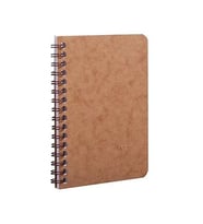 Clairefontaine Age Bag Wirebound A6 Kareli Defter Taba 78592C
