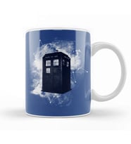 Police Box Kupa Bardak Porselen