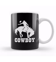 Cowboy Kupa Bardak Porselen