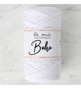 La Mia Boho Beyaz Büküm Makrome İpi - L001 - 33994