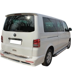 Volkswagen Caravelle Uyumlu T5.5 Arka Tampon Altı Telli Fiber 2010-2015