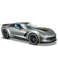 Maisto 2017 Corvette Grand Sport 1:24 Model Araba Gri