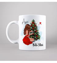 Mutlu Yıllar & Merry Christmas & Yılbaşı Tasarımlı Kupa Kişiye Özel