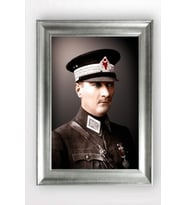 Gümüş Çerçeveli Atatürk Tablo a793