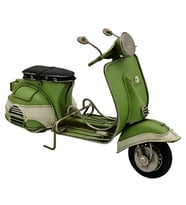 Forest Breeze Metal Dekoratif Vespa Scooter Biblo