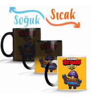 Brawl Stars Darryl Sihirli Kupa Bardak Porselen