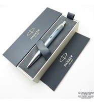 Parker IM Premium Saten Mavi Krom Tükenmez Kalem  İsme Özel Kalem