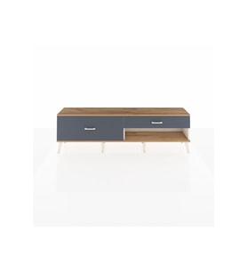 Arges TV Ünitesi 2 Çekmeceli  176x30x51 Aytaşı-Çam/Antrasit