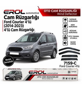 FORD COURIER (2014-2023) 4'LÜ MUGEN CAM RÜZGARLIĞI