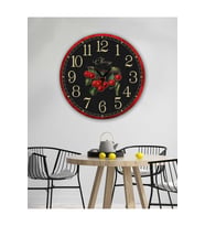 Retro Tasarımlı Duvar Saati 35X35 CM (Karışık)