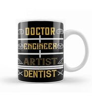 Doctor Engineer Artist Dentist 06 Kupa Bardak Porselen