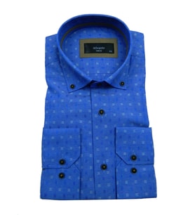 Erkek Slimfit Gömlek Bgl-st00140  (Mavi)