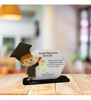 Kişiye Özel Mezuniyet Hatırası Pleksi Plaket