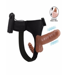 PRETTY LOVE 16 CM Çift Taraflı Ultra Gerçekçi Soft Strapon Penis