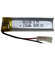 Sertec 501035 3.7V 130MAH Li-Polymer Pil (DEVRELI/1.5A)