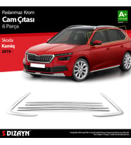 Skoda Kamiq Krom Cam Çıtası 6 Prç 2019 Üzeri