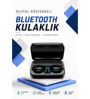 Dijital Göstergeli Bluetooth Kulaklık Kablosuz Tws Stereo Bluetooth 5.0