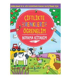 Çiftlikte Renkleri Öğrenelim Boyama Kitabım