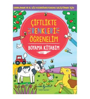 Çiftlikte Renkleri Öğrenelim Boyama Kitabım
