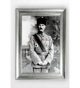 Gümüş Çerçeveli Atatürk Tablo cv643