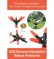 Kendiliğinden Hareketli Dönebilen Çok Yönlü Çim Bahçe Sulama Fıskiye 360 Derece Bakım Aparatı