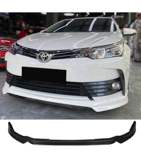 Toyota Corolla E170 Custom Ön Ek Karlık Abs Plastik Mat Siyah 2013 2014 2015 2016 2017 karlık+bodykit+ek