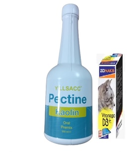 Pectin Koalin 500ml + Zonax Cat Vitamin D3 Omega 100 ML