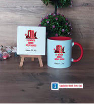 Asker Hediyesi Dekoratif Taş, Kupa Bardak Kırmızı Hediye (Model 1)