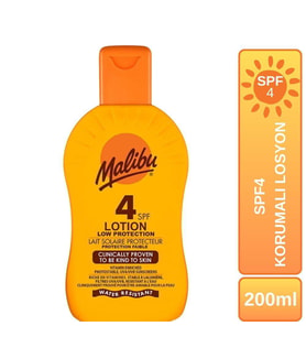 Malibu Güneş Koruyucu Losyon SPF4 200ml